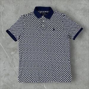 Polo Ralph Lauren Size Small Diamond Geometric Pattern Soft Cotton Polo T-Shirt